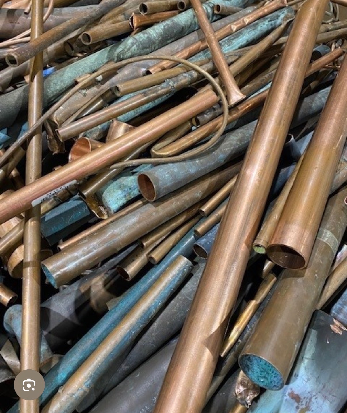 No. 1 Copper example — clean copper tubing
